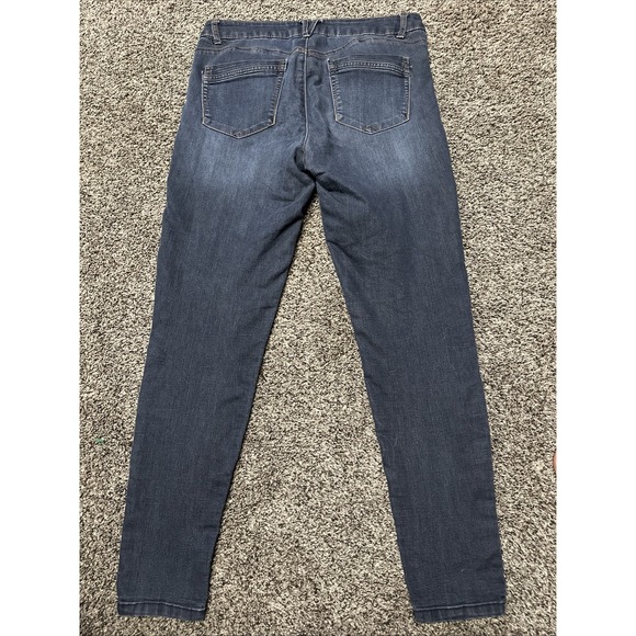 Democracy Jeggings‎ Jeans Women Sz 10 Blue Stretch Denim 33x28.5 - Picture 5 of 8